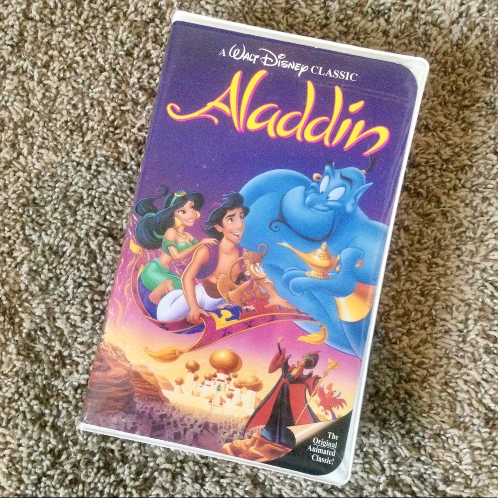 🎥 Walt Disney Aladdin on VHS 📼